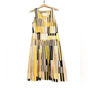 Maeve (Anthropologie) S silk cotton pleated dress- excellent condition